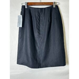 Amanda Smith Pure Linen Career Fully Lined Pencil Skirt NWT Size 8